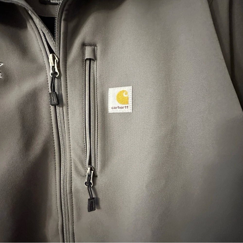 Carhartt Dark Gray Rain Defender Relaxed Fit Insulated Jacket Size XL - Picture 2 of 16